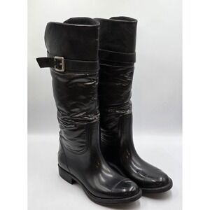Personal Identity Womens Sz 8 Knee-high Black Insulated Weather Rain Snow Boots